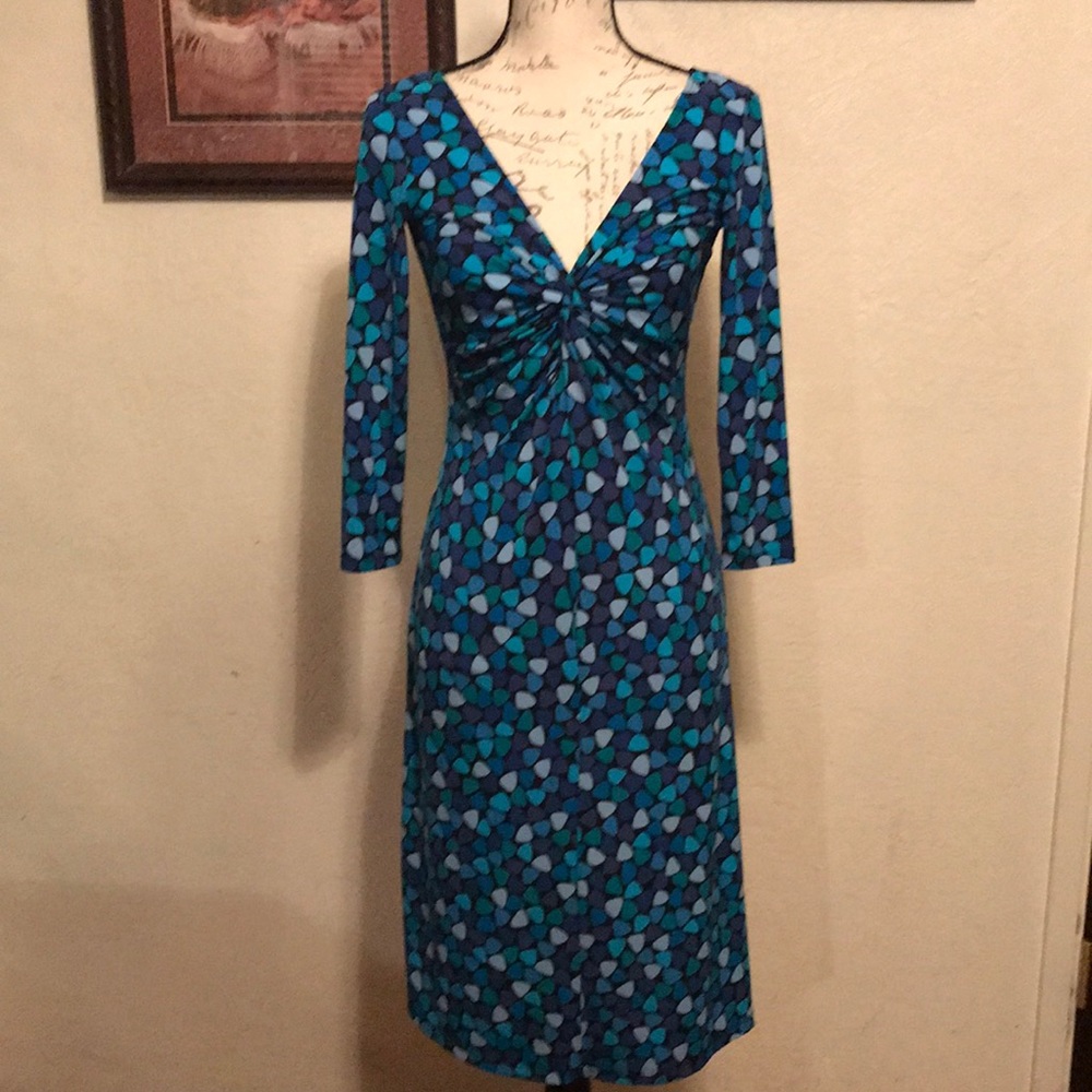 multicolored dress polyester